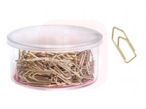 Clips 5 Latonado Dourado 100 Unidades