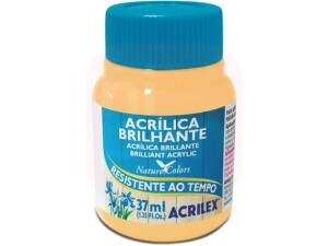 Tinta Acrílica Brilhante 37ml Amarelo Pele - Acrilex