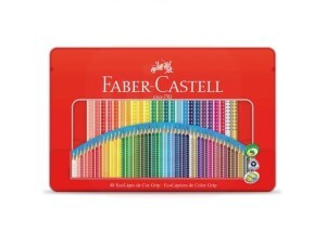 Lápis de Cor 48 Cores GRIP Lata - Faber-Castell
