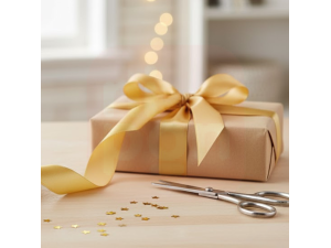 Fita de Cetim 10mm Ouro